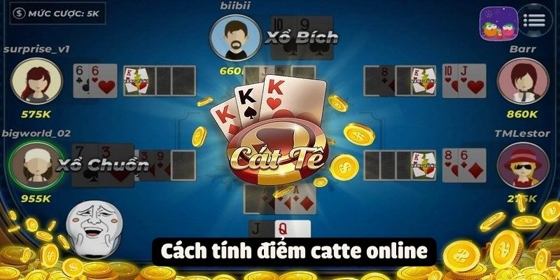 Cách tính điểm catte online