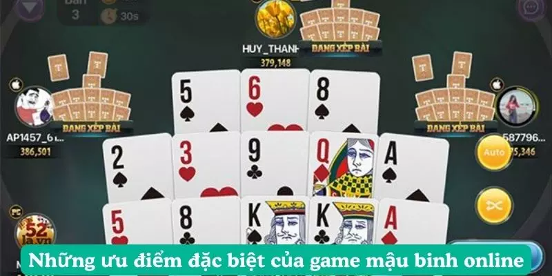 Những ưu điểm đặc biệt của game mậu binh online